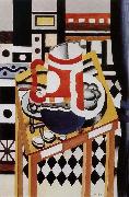 Fernard Leger The still life having water bottle oil painting